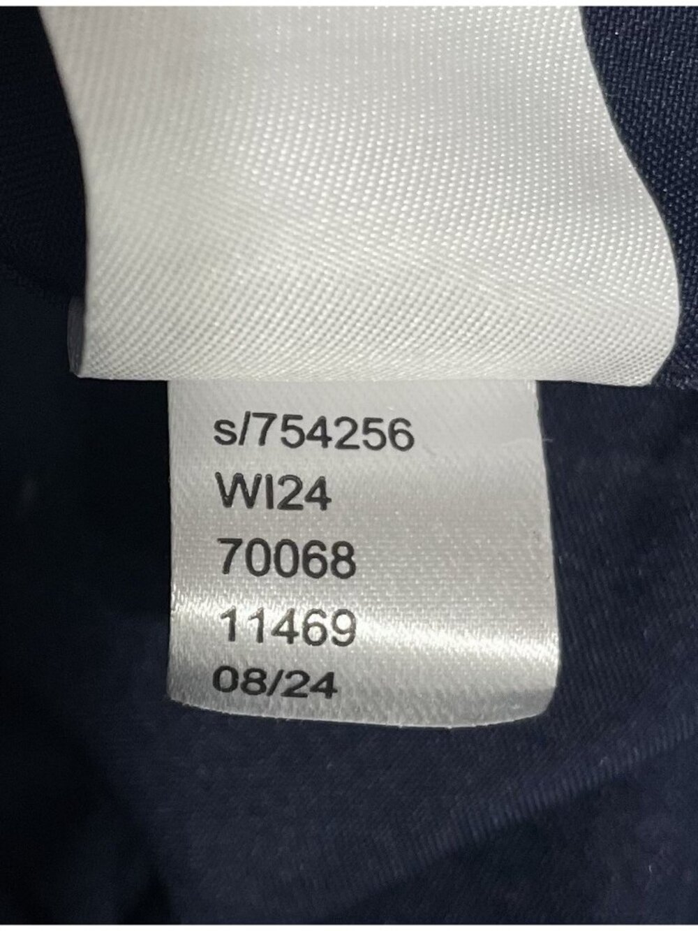LOFT Womens Dress Size 12 Tweed Sleeveless V-Neck Fringe Navy White Gold NWT - Picture 11 of 11